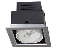 Светильник встраиваемый карданный PSP-S 111 1x9W 4000K 24° GREY IP40 JAZZway сн/пр