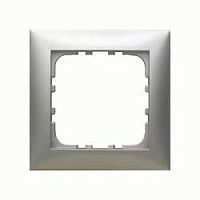 LK60 Рамка 1 пост&nbsp;&nbsp;серебристый металлик 864103