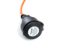 Удлинитель на рамке 1-местный с/з 3*1 20м оранжевый HM04-01-20