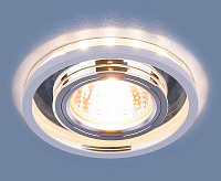 Светильник встраиваемый 7021 MR16 SL/WH зеркальный/белый сн/пр