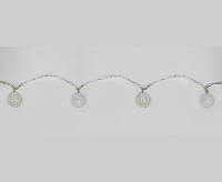 Гирлянда  10LED RGB длина 0,9м IP20 батарейки 3*AA CL554 сн/пр