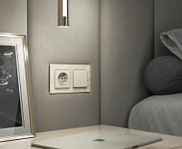 Веркель Выключатель 1кл (айвори матовый) W1110062