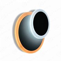 Бра "Geometria round" 12W R-185-white-220-IP44 