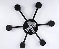 Люстра "LATEA" 6xGX53 R-750x330-BLACK/CLEAR -220-IP20