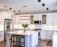 Светильник потолочный GX53 12W 230V черный HL356