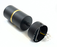 Светильник настенно-потолочный под лампу GU10, черный/золото ML1861