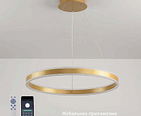 Люстра светодиодная "STELLA" 96W R-APP-600x1200-GOLD/WHITE-220-IP20