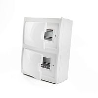 Бокс навесной 16 модулей IP20, непрозрачная белая дверца, Stekker