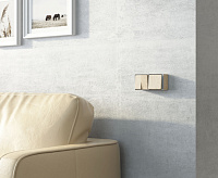 Веркель Выключатель 2-кл Gallant (шампань рифленый) W5020010