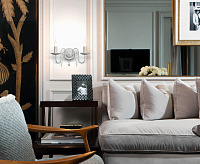 Бра 60018/2 белый с золотом сн/пр