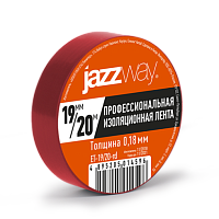 Изолента Jazzway 19/20 красная