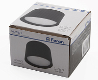 Светильник потолочный GX53 12W 230V черный HL359