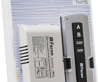 Выключатель дистанционный 230V 1000W 2-х канальный 30 м с пультом управления ТМ75