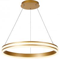 Люстра светодиодная AL5888 60W max 4200Lm 4000K  SHINNING RING золото сн/пр