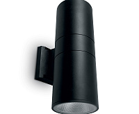 Настенный светодиодный светильник 2*10W 4000K, черный IP54 DH0706