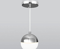 Подвесной LED светильник DLS023 9W белый/хром сн/пр