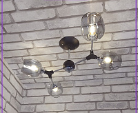 Люстра SF3328/4C-BK-CR-SMK