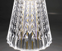 Настольная лампа CRYSTAL M 3W R-ON/OFF-130x295-CLEAR/GOLD-DC5V/1A-IP20