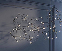 Подвесной светильник 90168/5 черный жемчуг