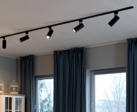 Светильник трековый PTR 0708 8W 4000K BL (черный) IP40 Jazzway