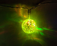 Гирлянда  10LED RGB длина 0,9м IP20 батарейки 3*AA CL554 сн/пр