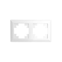 Катрин Рамка 2-ая пластик белый PFR00-7002-01