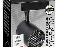 PTR 1325 25W 4000K BL (черный) IP40 Jazzway