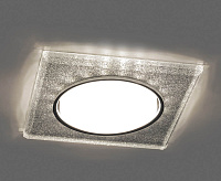 Светильник с подстветкой GX53 CD4040 15W 4000К серебро хром сн/пр