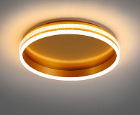 Накладной светильник AL5880 80W max 4800Lm 3000K-6500K SHINNING RING золото сн/пр