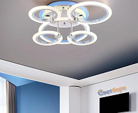 Люстра светодиодная 3009/5 134W CR+RGB