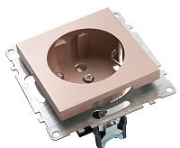 Катрин Розетка 1-ая с/з со шторками шампань GLS16-7110-02