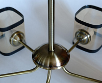 Люстра потолочная TORINO 00592/5 латунь REV Ritter 