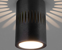 Накладной светодиодный светильник DLS026 7W 4200К черный