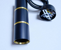 Светильник подвесной 35w GU10 черный/золото ML1868