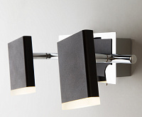 Спот - 20000/2 черный сн/пр