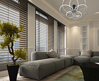 Люстра светодиодная 90039/5 хром сн/пр