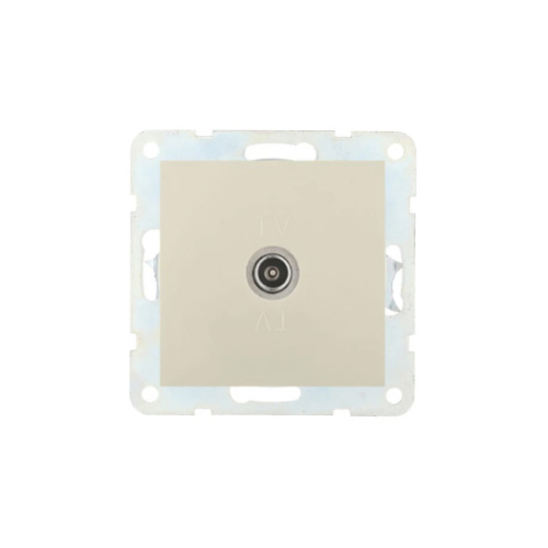 LK60 Розетка TV с накладкой бежевый 865101/865100 LK60 Розетка TV с накладкой бежевый 865101/865100