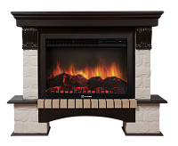 Портал Forte 30S камень белый шпон темный дуб