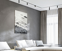 Slim Magnetic R08 Трековый светильник 8W 4200K Porte (черный) сн/пр