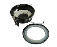 Светильник встраиваемый GX53 DL544 15W IP44 черный