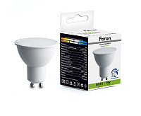 Лампа светодиодная диммируемая 9W GU10 4000K LB-561