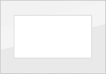 Веркель Рамка для двойной розетки (белый/стекло) W0081101