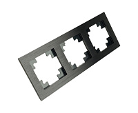 Катрин Рамка 3-ая металл черный MFR00-7003-05