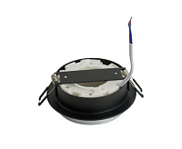 Светильник встраиваемый GX53 DL507 15W черный/серебро, круг