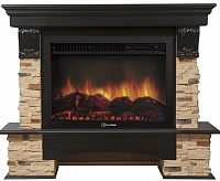 Портал Pietra 30S камень сланец натуральный шпон темный дуб