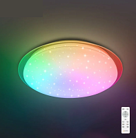 Накладной светильник "SATURN" 25W RGB R-328-SHINY/White-220V-IP44