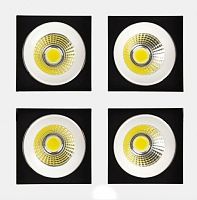 Светильник встраиваемый карданный HL6724L Белый 4*8W 2700К