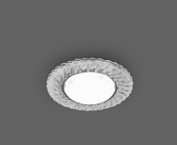 Светильник с подсветкой GX53 CD4021 15W 4000К прозрачный хром