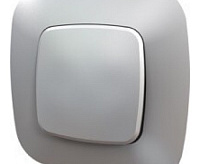 Valena ALLURE Переключатель 1-кл с лиц панелью безвинт зажимы алюм 752906