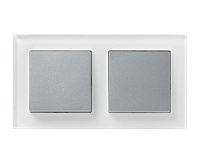 AtlasDesign Nature Белый Стекло матовое Рамка 2-ая ATN330102